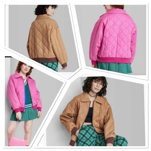 Wild Fable Quilted Bomber Jacket - Picture 2 of 8